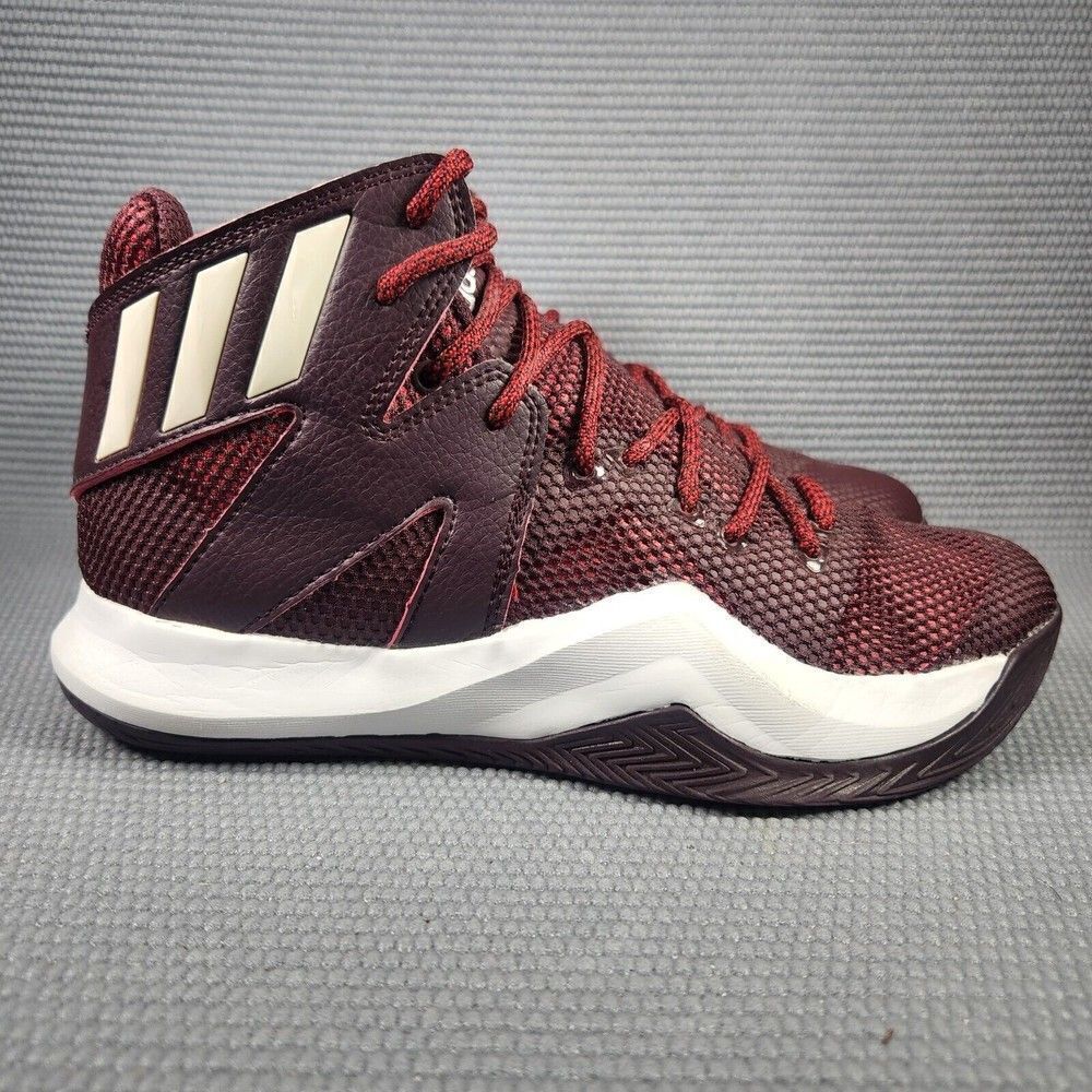 Adidas Crazy Bounce Men's 6.5 Women's 7.5 Red High Top Basketball Shoes AQ7437